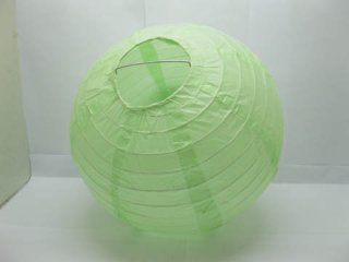 10Pcs New Plain Green Paper Lanterns Wedding Favor 30cm