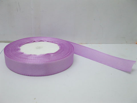 10Rolls X 25Yards Violet Satin Ribbon 15mm - Click Image to Close