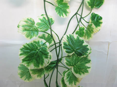 12X White Begonia Leaf Garland Wedding Arch Decoration - Click Image to Close