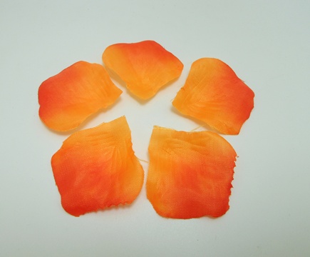 1000X Rose Petals Wedding Party Decoration - Orange - Click Image to Close